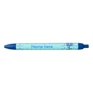 Happy Bee Day Boy Blue Birthday Bumblebee Custom Pen