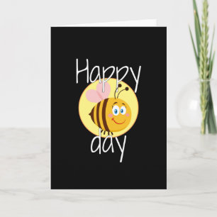 Happy bee day card