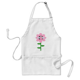 Happy Bee Day Girl Pink Birthday Bumblebee Adult Apron
