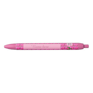 Happy Bee Day Girl Pink Birthday Bumblebee Custom Pen