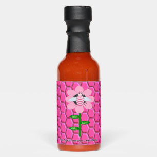 Happy Bee Day Girl Pink Birthday Bumblebee Hot Sauces