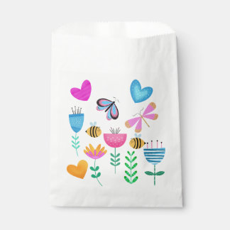 Happy Bee Garden Favor Bag