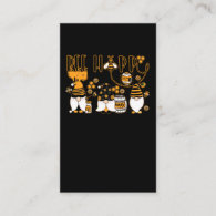 Happy Bee Gnome Honey Lover Beekeeping Business Card