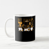 Happy Bee Gnome Honey Lover Beekeeping Coffee Mug