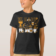Happy Bee Gnome Honey Lover Beekeeping T-Shirt