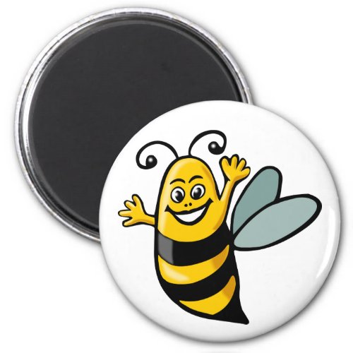 Happy Bee Magnet