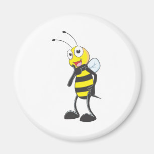 Happy Bee Magnet