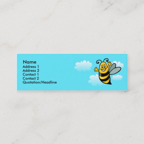 Happy Bee Mini Business Card