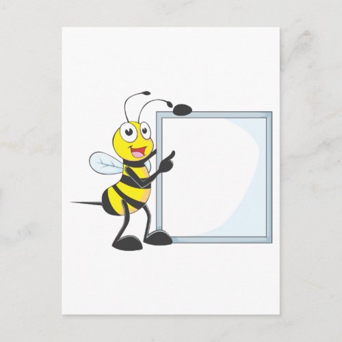Happy Bee Postcard