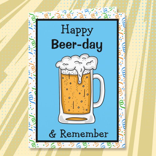 Happy Beer_Day Birthday Card