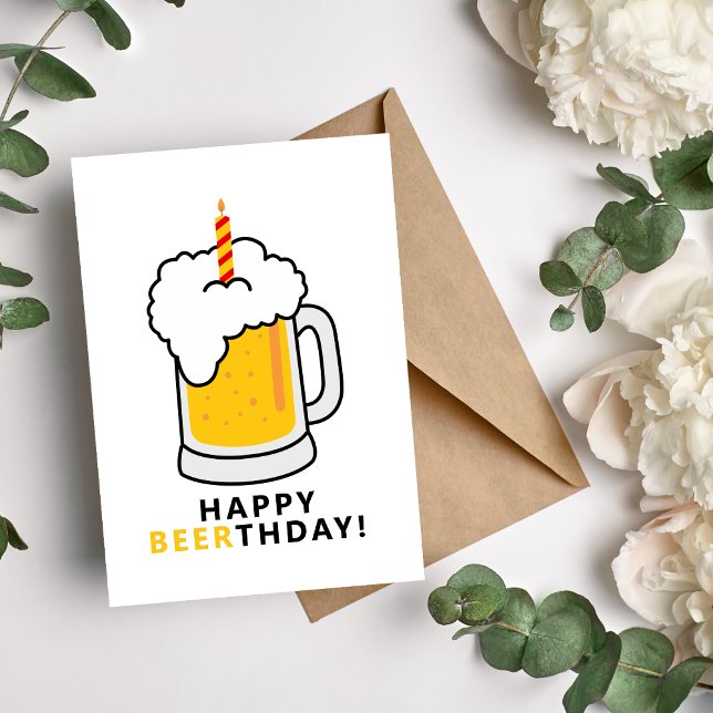 Happy Beerthday Card (Creator Uploaded)