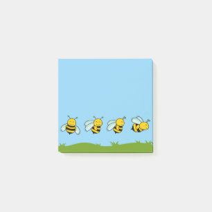 Happy Bees Post-It Notes