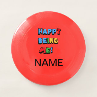 Happy Being Me Keychain Wham-O Frisbee