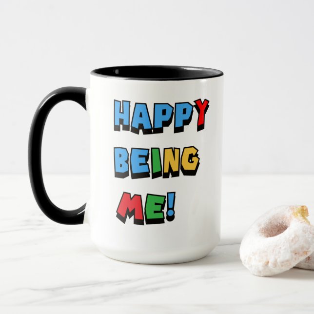 Happy Being Me Mug (With Donut)