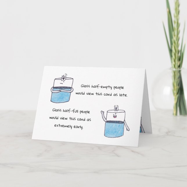 Happy Belated Birthday Card (Front)