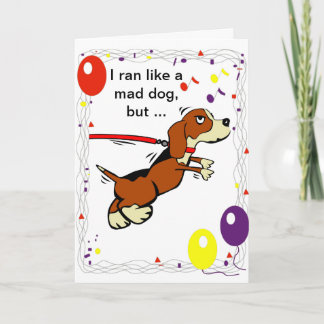 Happy Belated Birthday Card