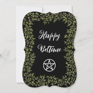 Happy Beltane Pentacle Invitation