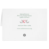 Happy Beltane (spring blossom) (Back Horizontal)