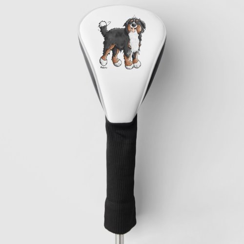 Happy Bernese Mountain Dog _ Comic _ Dogs _ Cartoo Golf Head Cover