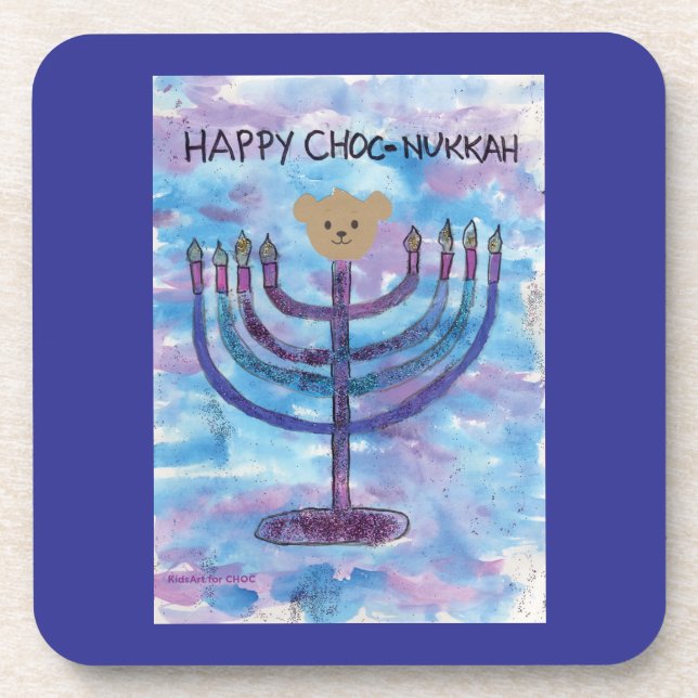 Happy  beverage coaster (Front)