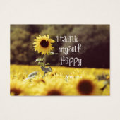 Happy Bible Verse with Sunflowers (Front)