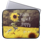 Happy Bible Verse with Sunflowers