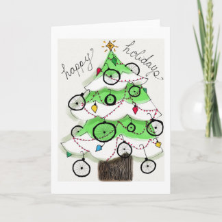 Happy Bike Holidays Holiday Card