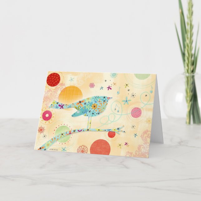 Happy Bird Card (Front)