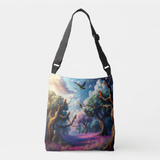 Happy Birds Not Angry Birds Crossbody Bag