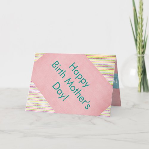 Happy Birth Mothers Day Card with Love