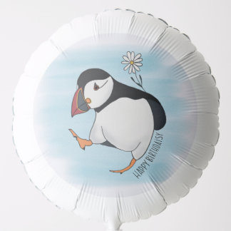 Happy Birthdaisy, birthday puffin Balloon