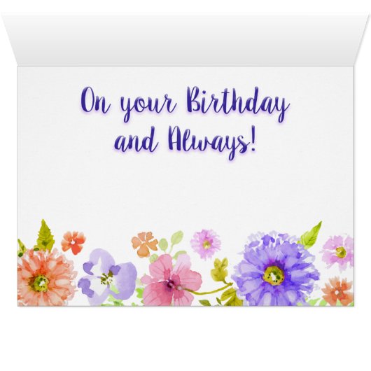 Happy Birthday (Inside Horizontal (Bottom))