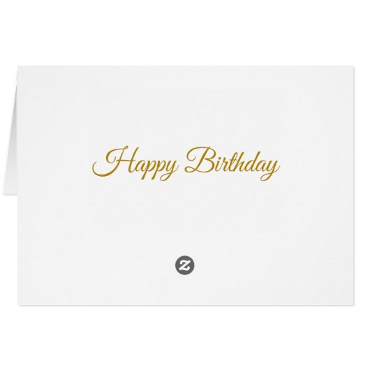 Happy Birthday (Back Horizontal)