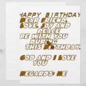 Happy Birthday (Front/Back)