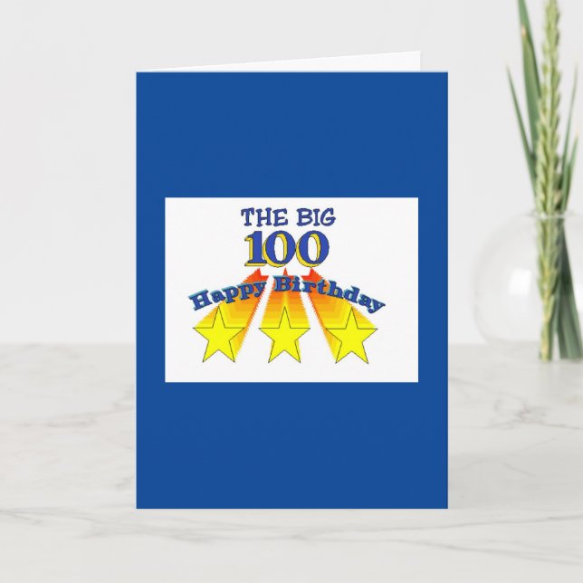 Happy Birthday 100 Christian Card (Front)