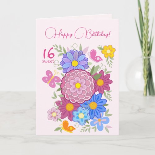 Happy Birthday! 16 Sweet Flowers and Birds