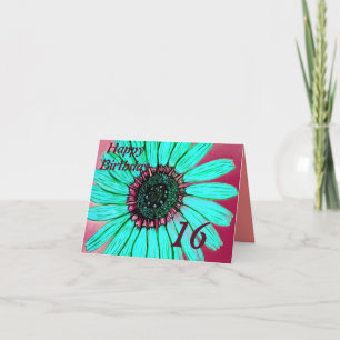 Happy Birthday 16th Birthday Card