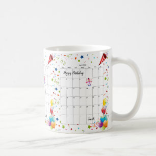 Happy Birthday 2022 April Mug