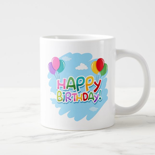 Happy Birthday!-23769 Giant Coffee Mug (Right)