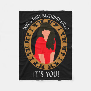 Happy Birthday 29th Twenty Nine New Girl In My 29  Fleece Blanket