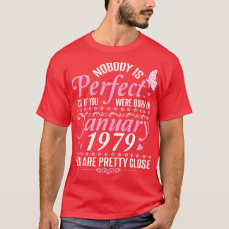 Happy Birthday 42 Years Nobody Is Perfect But If Y T-Shirt