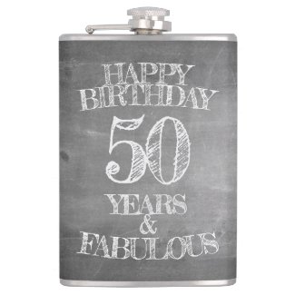 Happy Birthday - 50 Years & Fabulous Flask