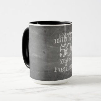 Happy Birthday - 50 Years & Fabulous Mug