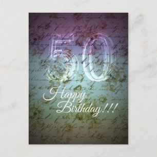 Happy Birthday!!! 50th Postcard