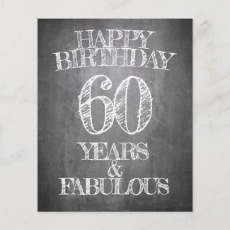 Happy Birthday - 60 Years & Fabulous