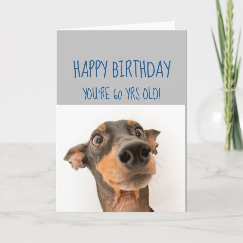 Happy Birthday 60th Secret to looking Younger Fun Card