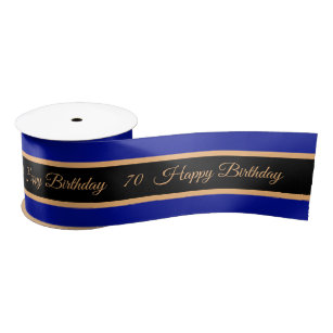  Happy Birthday Ribbon - Cotton Birthday Ribbons for Flower  Bouquets, Gift Wrapping to Special Occasions Custom Ribbon Natural 5/8” x  20 Yards : Health & Household
