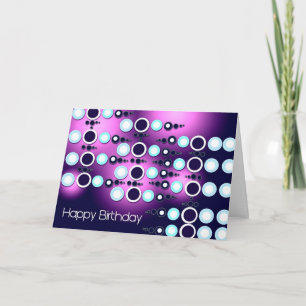 Happy Birthday 80s Retro Card