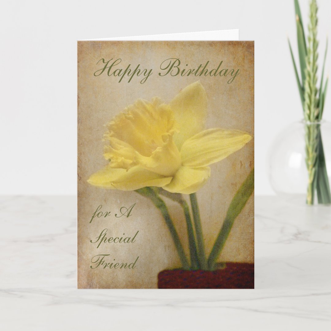 Happy Birthday, A Special Friend Card | Zazzle