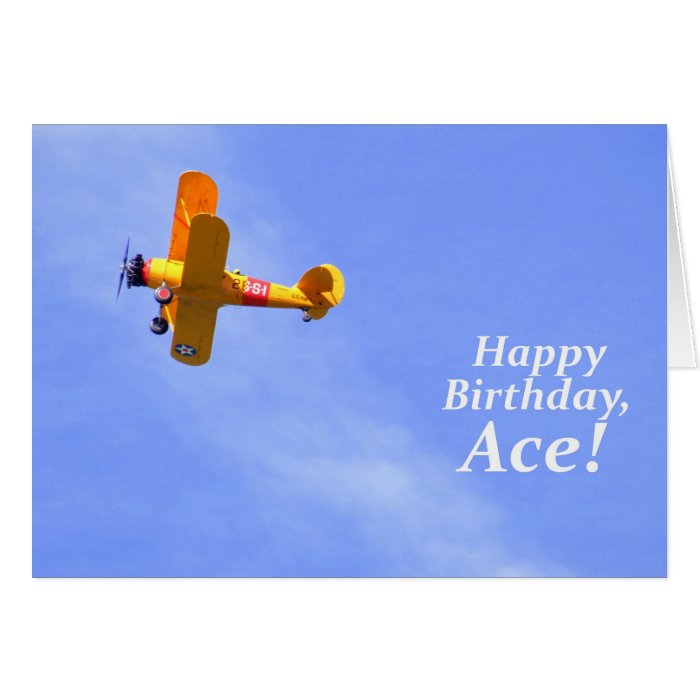 Happy Birthday, Ace Greeting Card